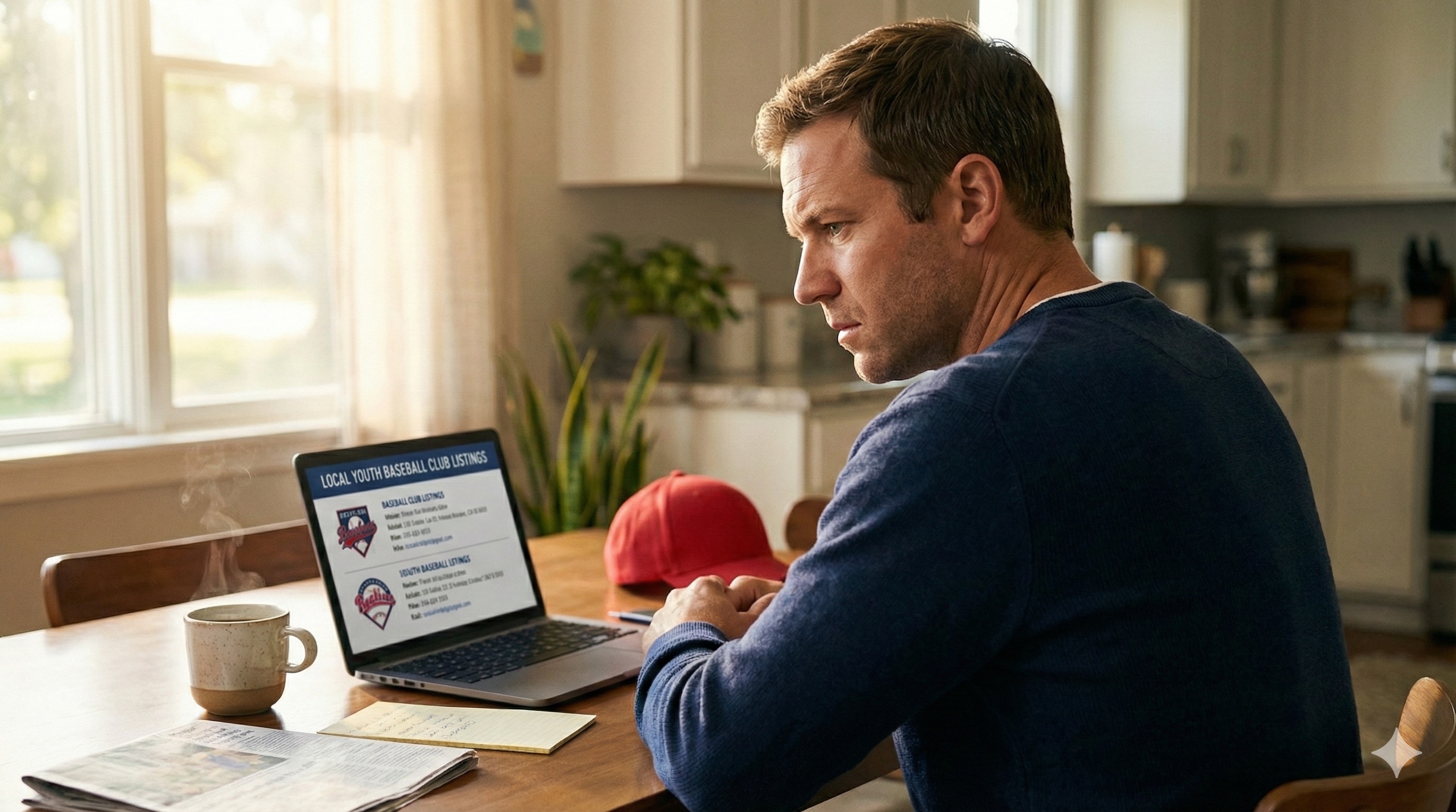 Frustrated Parent Searching Online